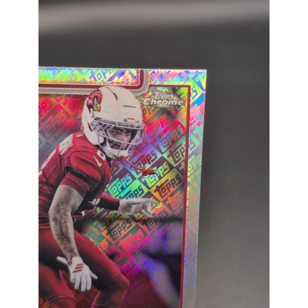 2025 Topps Chrome Will Johnson #349 Topps Logo Refractor (RC) Arizona Cardinals